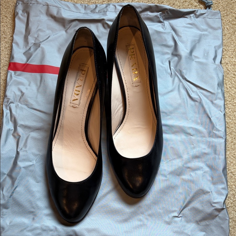 Prada Women's Elegant Black Heels